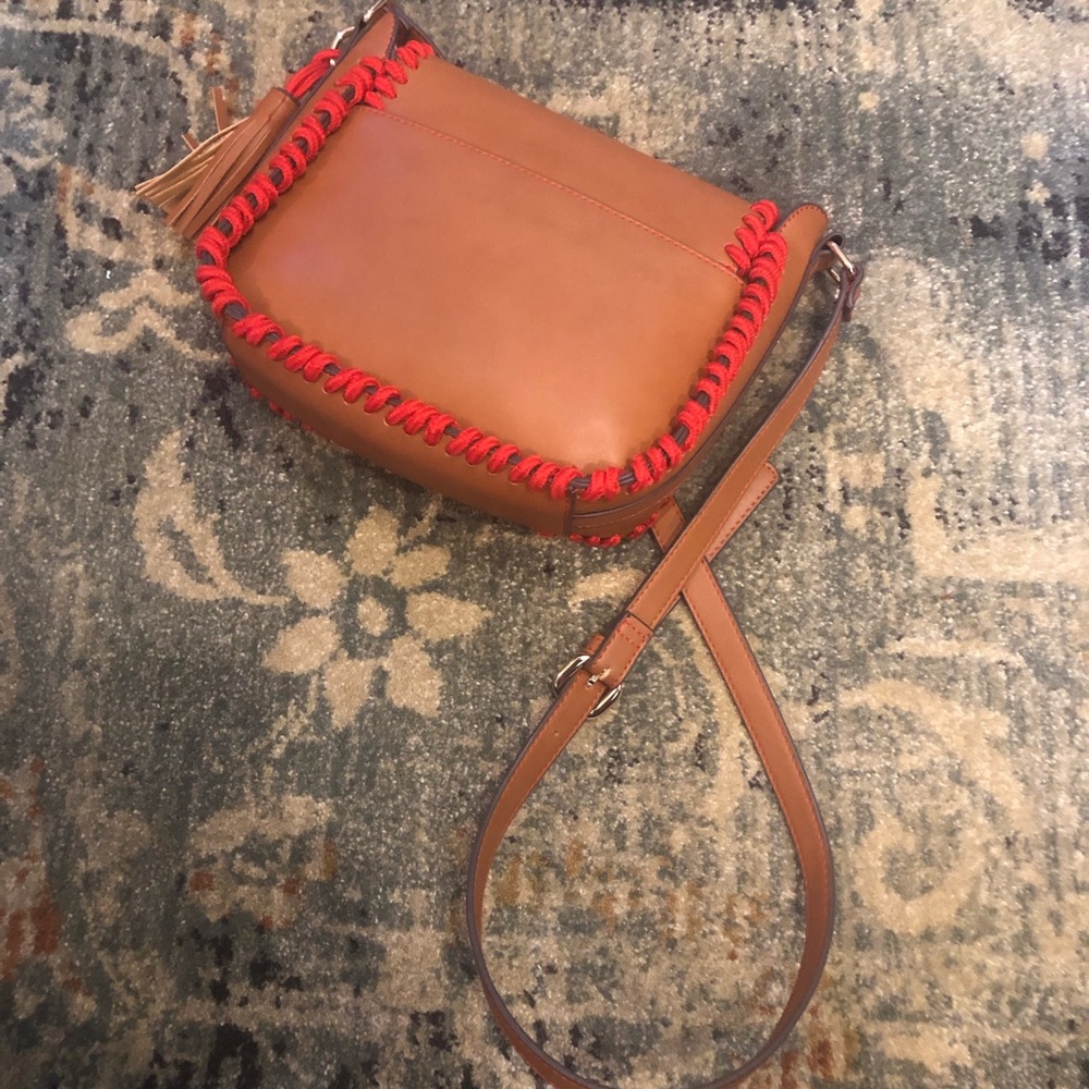 Steve Madden | Brown Purse Red Rope - Picture 3 of 5